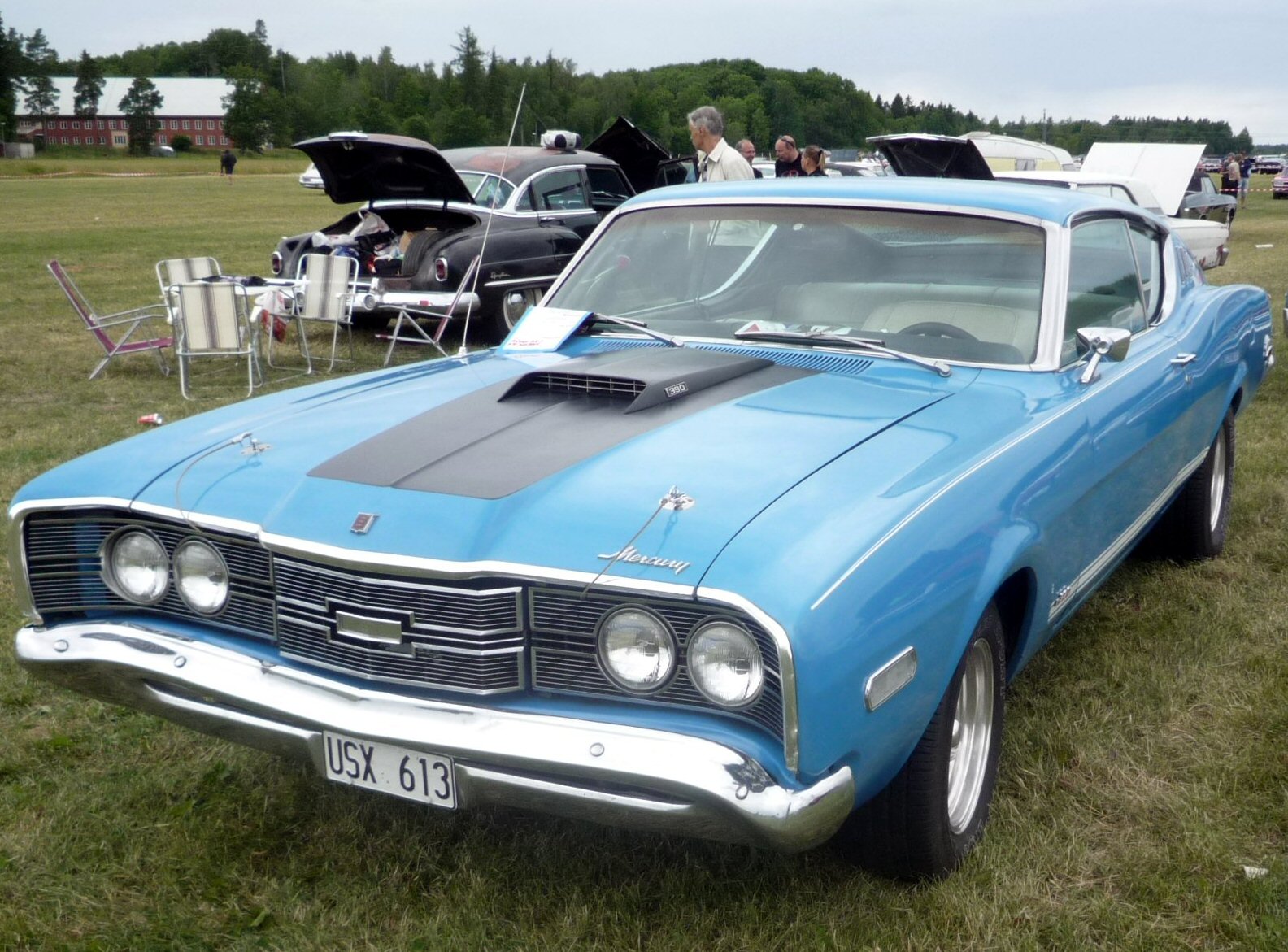 thumbnail image 2 of NOS 1968-1971 Mercury Comet Cyclone Montego Console Rear Light Lens 2 of 6